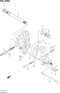 02503F-010001 (2010) 25hp E03-USA (DF25K10  DF25RK10) DF25 drawing CLAMP BRACKET