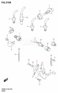 DF250ATSS From 25001N-440001 (E03)  2024 drawing SENSOR (X-TRANSOM,XX-TRANSOM)