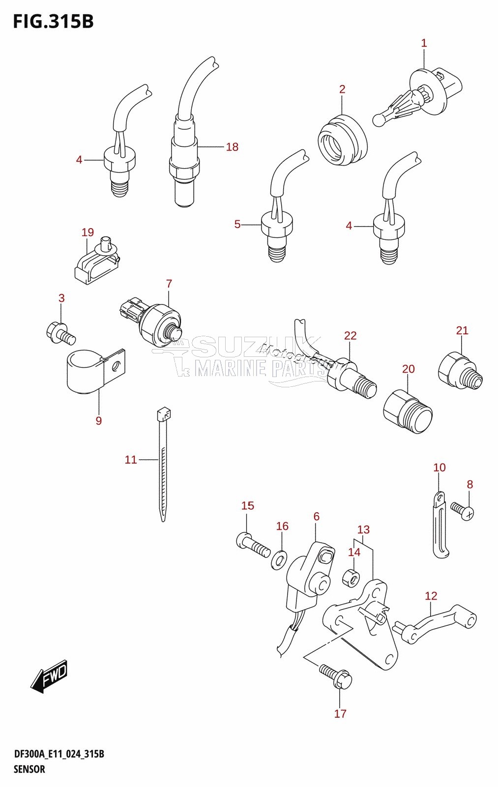 SENSOR (X-TRANSOM,XX-TRANSOM)