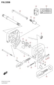 DF20A From 02002F-410001 (P03)  2014 drawing CLAMP BRACKET (DF9.9BR:P03)