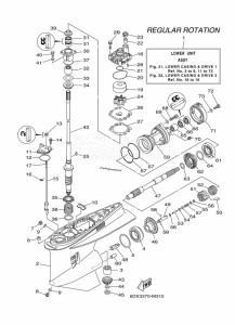 F250GETU drawing PROPELLER-HOUSING-AND-TRANSMISSION-1