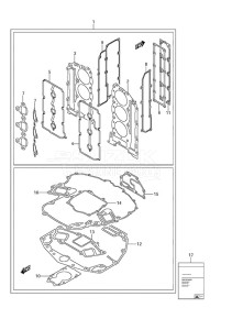 DF 250 drawing Gasket Set (DF 250S)