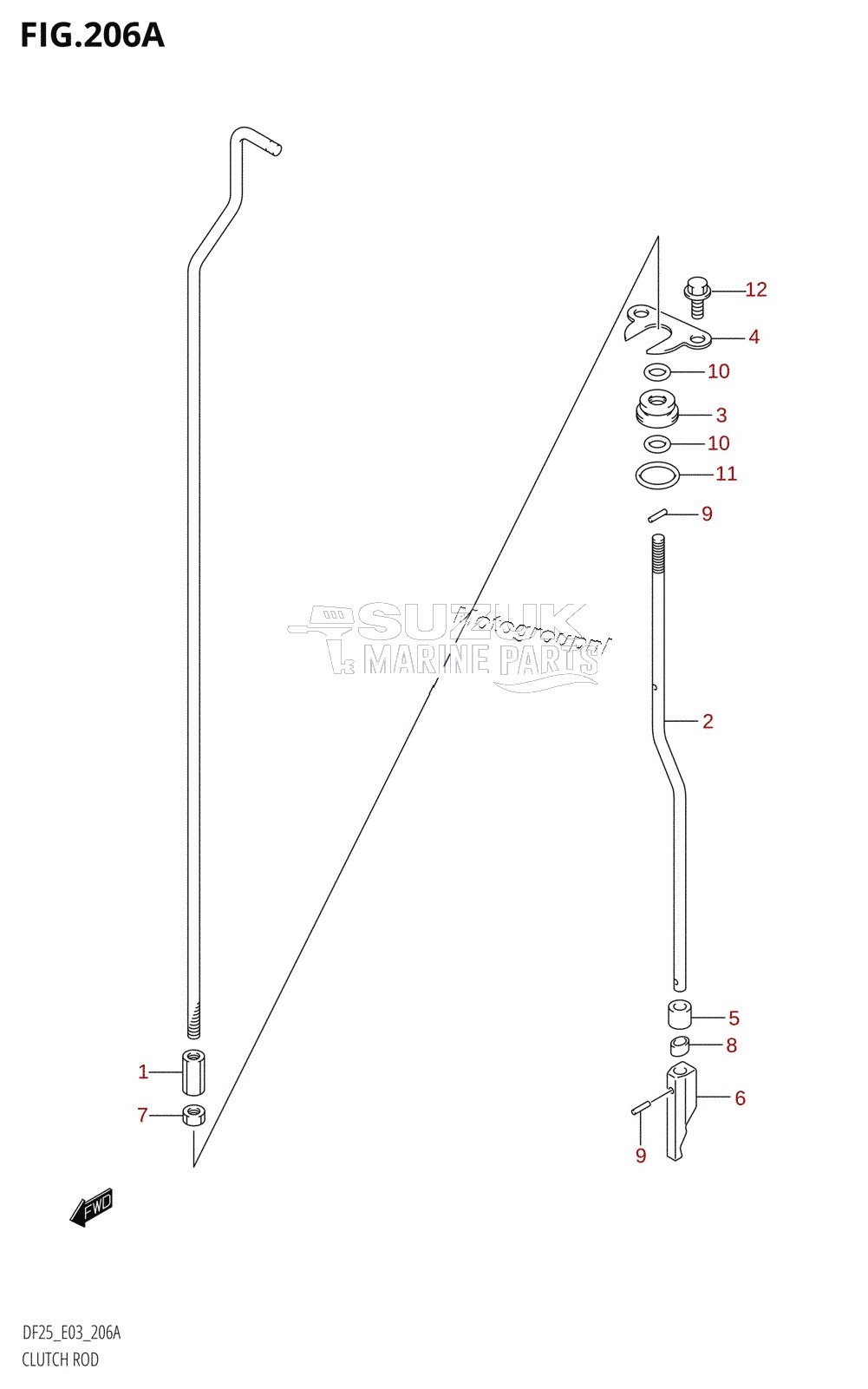 CLUTCH ROD