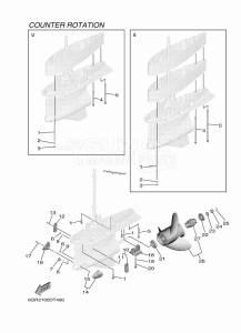 XF375NSA-2019 drawing PROPELLER-HOUSING-AND-TRANSMISSION-6