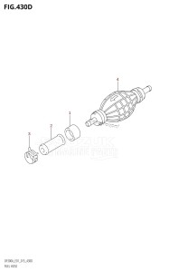 DF250A From 25003P-510001 (E01 E40)  2015 drawing FUEL HOSE (DF250A:E40)