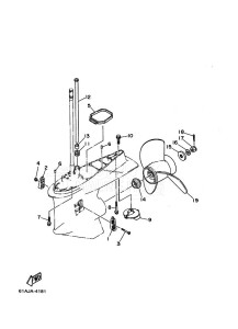 225G drawing PROPELLER-HOUSING-AND-TRANSMISSION-2