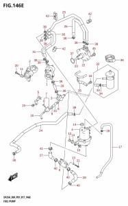 DF25A From 02504F-710001 (P01)  2017 drawing FUEL PUMP (DF30A:P40)