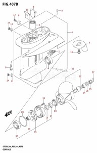 DF25A From 02504F-610001 (P01)  2016 drawing GEAR CASE (DF25AR:P01)