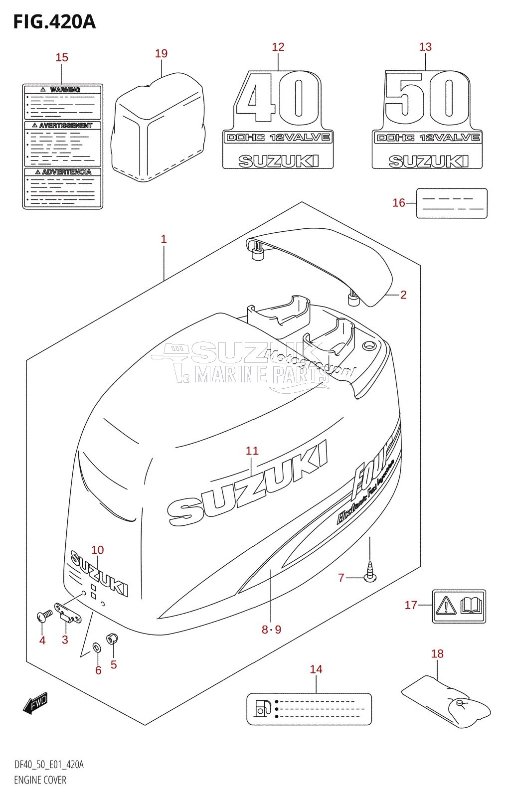 ENGINE COVER (X,Y,K1,K2)