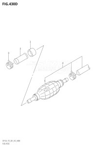 15002Z-210001 (2012) 150hp E01 E40-Gen. Export 1 - Costa Rica (DF150Z) DF150Z drawing FUEL HOSE (DF175T:E01)