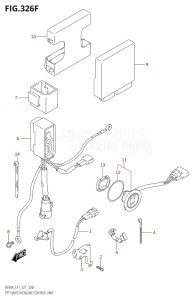 04005F-240001 (2022) 40hp E34-Italy (DF40ASVT  DF40ASVT) DF40A drawing PTT SWITCH / ENGINE CONTROL UNIT (SEE NOTE)