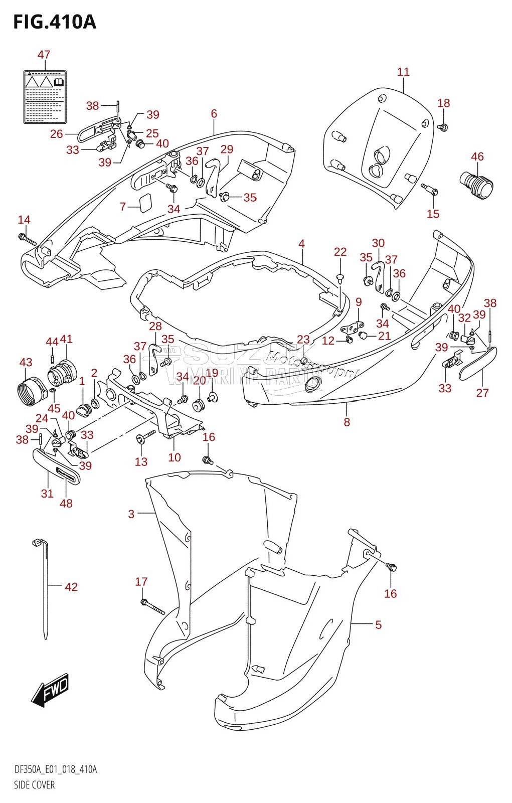 SIDE COVER (DF350A)