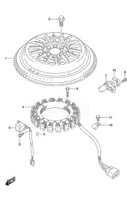 Outboard DF 150 drawing Magneto