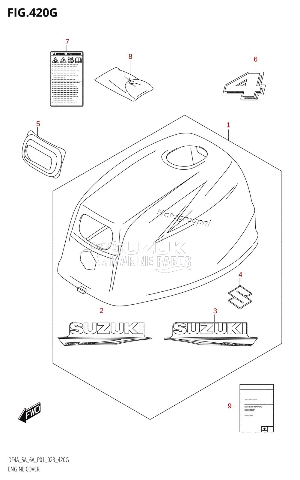 ENGINE COVER (DF4A:(021,022,023))