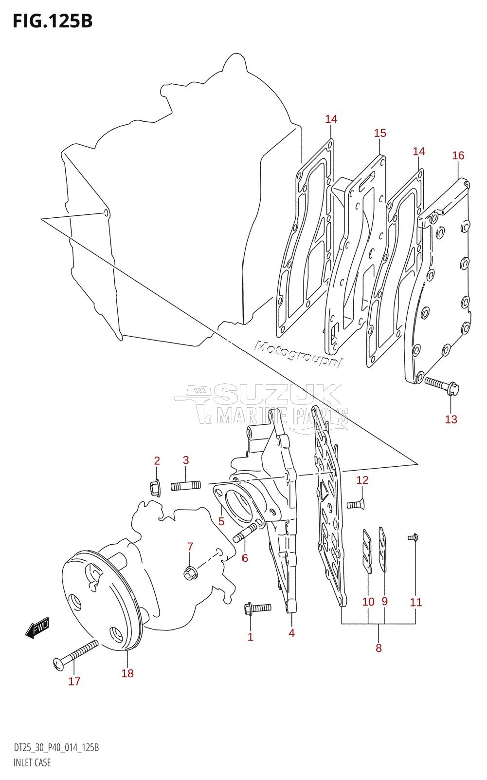 INLET CASE (DT30:P40)