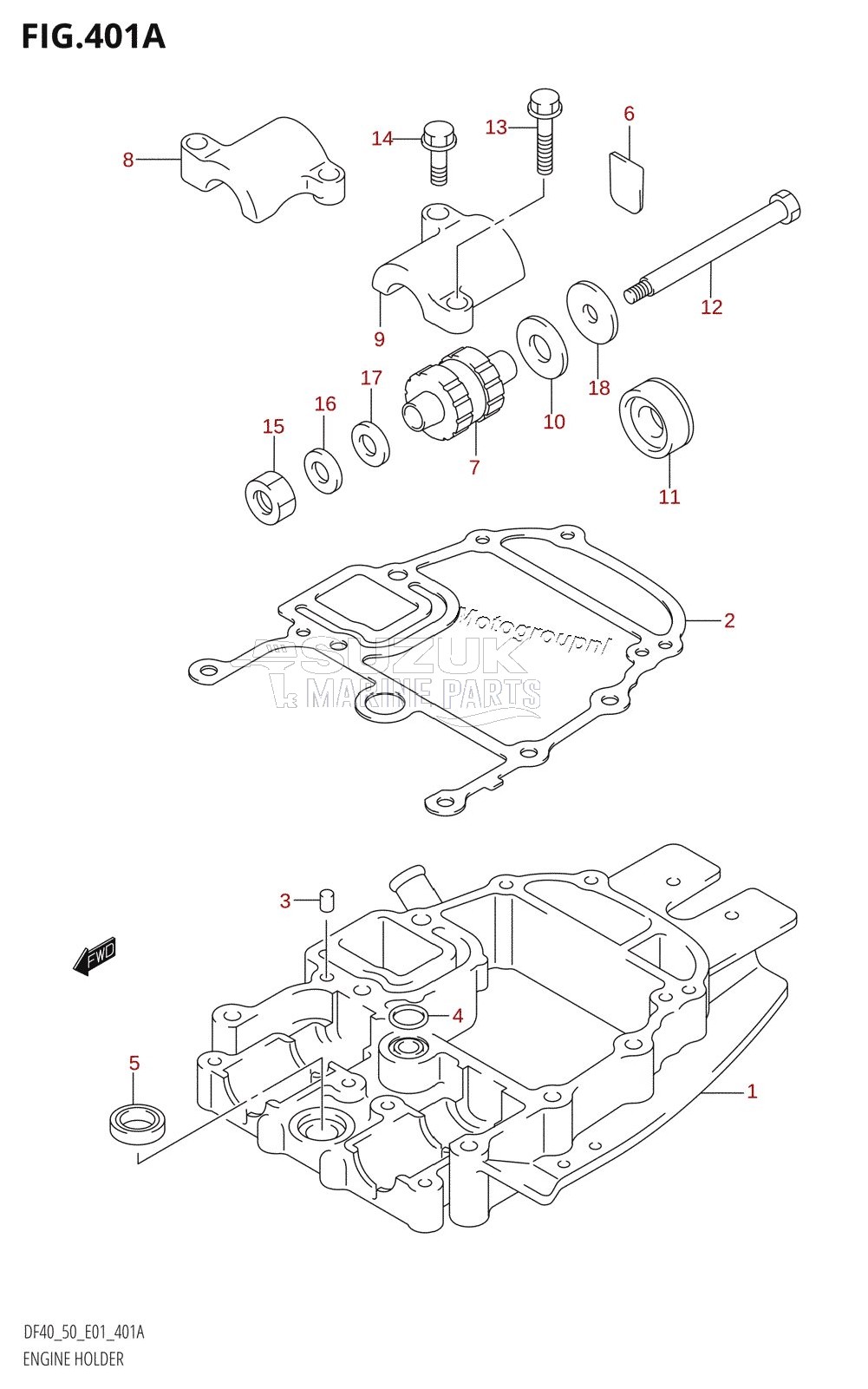 ENGINE HOLDER