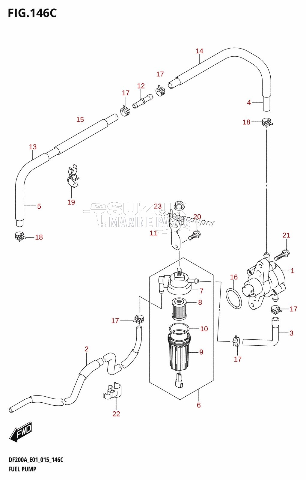 FUEL PUMP (DF200AZ:E01)