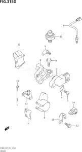 05004F-410001 (2014) 50hp E01-Gen. Export 1 (DF50AVT  DF50AVTH) DF50A drawing SENSOR (DF40AST:E34)