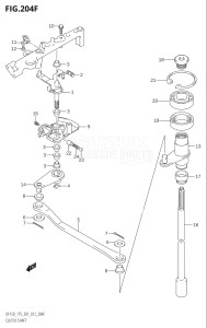 15002F-210001 (2012) 150hp E01 E40-Gen. Export 1 - Costa Rica (DF150T) DF150 drawing CLUTCH SHAFT (DF175T:E40)