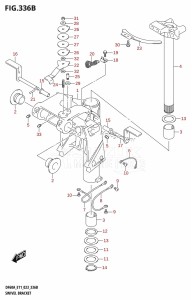 DF60A From 06002F-040001 (E01 E40 E03)  2020 drawing SWIVEL BRACKET (DF40AQH,DF40ATH,DF50ATH,DF60AQH)