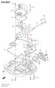 DF225T From 22503F-410001 (E01 E40)  2014 drawing ENGINE HOLDER (DF225T:E40)