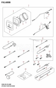 DF15A From 01504F-610001 (P03)  2016 drawing OPT:MULTI FUNCTION GAUGE (DF9.9BT:P03)