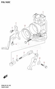 DF40A From 04003F-210001 (E01)  2012 drawing THROTTLE BODY (DF40AST:E34)