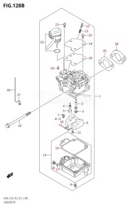 DF9.9A From 00994F-310001 (P03)  2013 drawing CARBURETOR (DF8AR:P03)