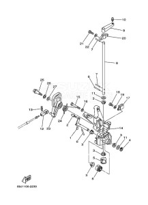 F225AETX drawing THROTTLE-CONTROL-2