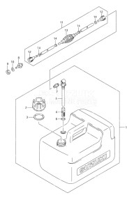 DF 9.9 drawing Fuel Tank