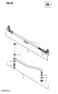 DT85 From 8501-614766 ()  1986 drawing OPT: TIE ROD