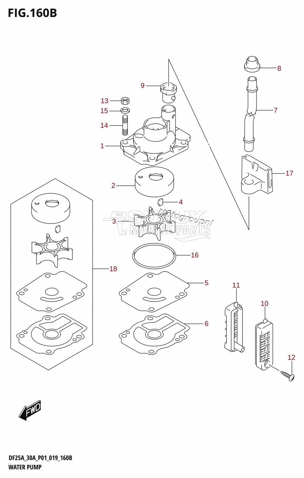 WATER PUMP (DF30A)