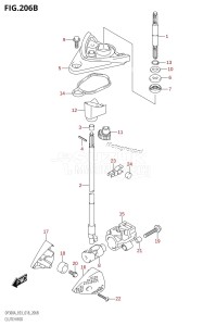 DF225T From 22503F-810001 (E03)  2018 drawing CLUTCH ROD (DF250A)