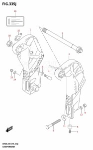 DF50A From 05003F-510001 (E01)  2015 drawing CLAMP BRACKET (DF60AQH:E01)