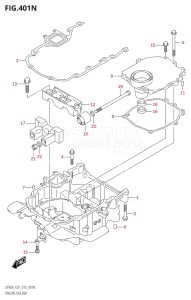 04003F-510001 (2005) 40hp E01 E13-Gen. Export 1 -  SE  Asia (DF40A  DF40AQH  DF40AST  DF40ATH) DF40A drawing ENGINE HOLDER (DF50AVT:E01)