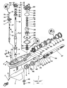 115B drawing PROPELLER-HOUSING-AND-TRANSMISSION-1