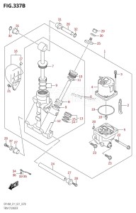 DF140A From 14003F-040001 (E11 E40)  2020 drawing TRIM CYLINDER (DF115AST,DF140AT:E11,DF140AZ:E11)