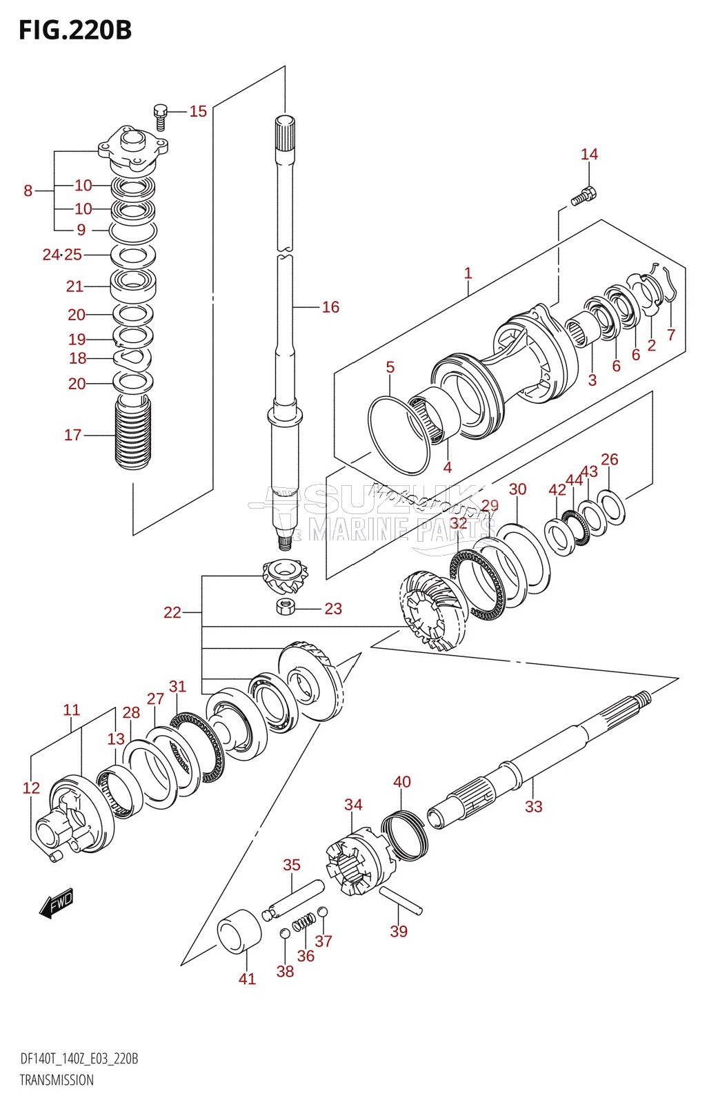 TRANSMISSION (DF140Z)