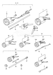 DT175 From 17501-901868 ()  1989 drawing OPT:METER