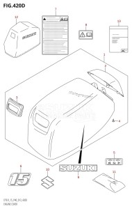 DT9.9 From 00996-310001 (P40)  2013 drawing ENGINE COVER (DT15:P40)