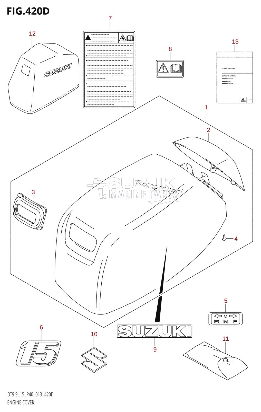 ENGINE COVER (DT15:P40)