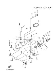 FL250AETU drawing PROPELLER-HOUSING-AND-TRANSMISSION-4