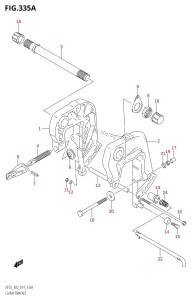 DF25 From 02503F-410001 (E03)  2014 drawing CLAMP BRACKET (DF25:E03)