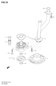 DF140 From 14002Z-110001 (E01 E40)  2011 drawing OIL PUMP