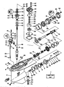 L250AETO drawing LOWER-CASING-x-DRIVE-1