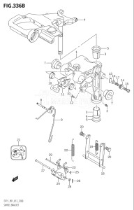 01503F-210001 (2012) 15hp P01-Gen. Export 1 (DF15  DF15R) DF15 drawing SWIVEL BRACKET (DF15R:P01)