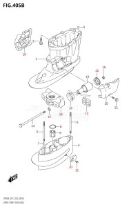 DF100B From 10004F-340001 (E01 E40)  2023 drawing DRIVE SHAFT HOUSING (DF80A)