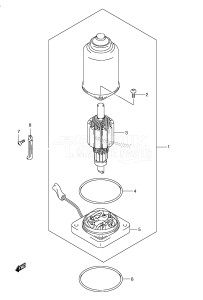 DF25T From 02501F-371001 ()  2003 drawing PTT MOTOR (TYPE:T)