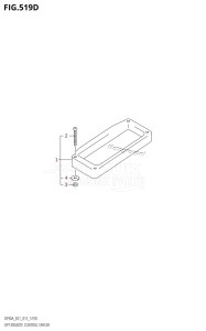 DF90A From 09003F-510001 (E01 E40)  2015 drawing OPT:REMOTE CONTROL SPACER (DF90ATH:E40)