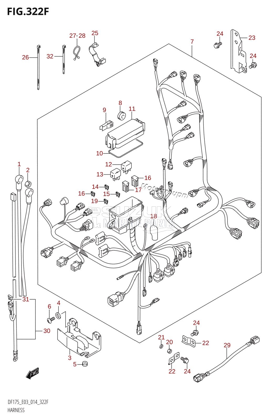 HARNESS (DF175TG:E03)